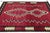 2020s Modern Southwestern Navajo-Style Handmade Wool Area Rug in Crimson and Obsidian For Sale - Image 5 of 10