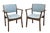 English Teak Armchairs, 1970s, Set of 2 For Sale