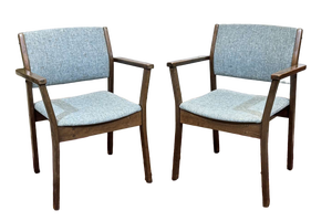 English Teak Armchairs, 1970s, Set of 2