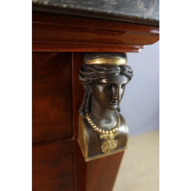 Antique Empire Chest of Drawers, 1800s For Sale - Image 4 of 13