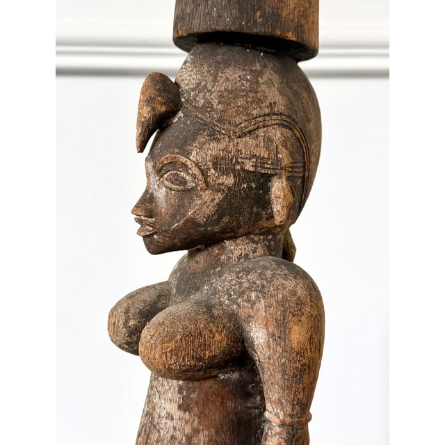 African Senufo Divination Statue from Cote d'Ivoire For Sale - Image 9 of 17
