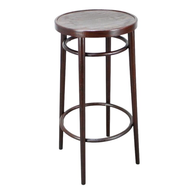 Beech Bentwood Stool from Thonet, Former Czechoslovakia, 1920s For Sale