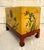 Japanese Lacquered Chest Trunk on Stand With Floral and Butterfly Motifs For Sale - Image 11 of 12