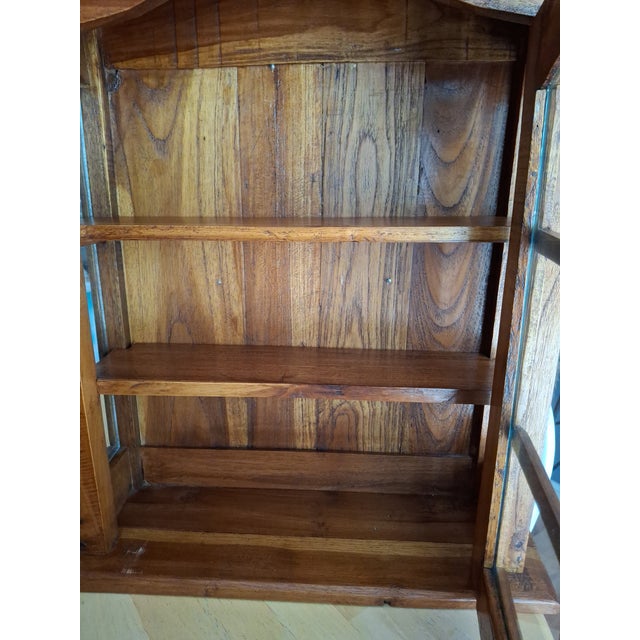 2 Authentic French Provincial Hanging Wall Cabinets From the 1900 Circa For Sale - Image 4 of 16