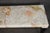 20th C. Italian French Deco Onyx and Ebonized Console Table With Brass Accents For Sale In Philadelphia - Image 6 of 11