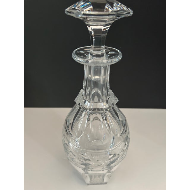 Exquisite crystal, decanter, made by Baccarat Glass Company. It is in very fine condition!