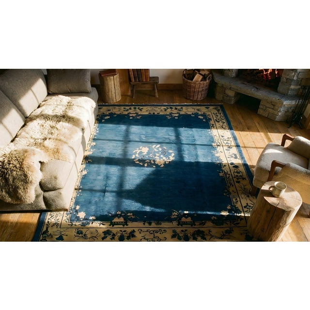 Early 20th Century Chinese Peking Carpet For Sale - Image 10 of 12