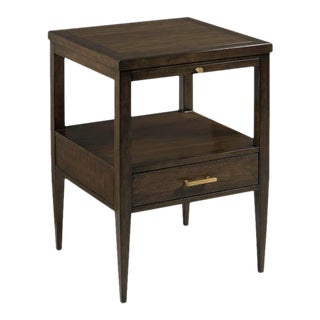 Woodbridge Furniture Toulon Bedside Table in Mink For Sale