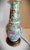 Vintage Chinoiserie Famille Rose Chinese Porcelain Asian Table Lamp, Dark Wooden Base For Sale In New York - Image 6 of 11