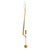 Metal Wall Candleholder in Brass with Pendulum Suspension by Pierre Forsell for Skultuna, 1960s For Sale - Image 7 of 7