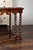 English 1850s Barley Twist Mahogany Console Table with Red Marble Top For Sale - Image 12 of 12