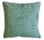 Mid-Century Modern Emerald Green Geometric Modern Contemporary Velvet Feather/Down Pillow 22" Square For Sale - Image 3 of 6