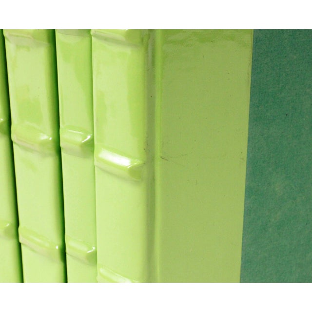 Patent Leather Lime Green Set of 5 Chairish