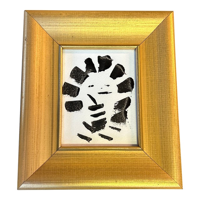 Contemporary Original Abstract Portrait Painting For Sale