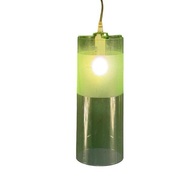 Postmodern Easy Pendant Lamp in Green Plastic by Ferruccio Laviani for Kartell For Sale - Image 3 of 9