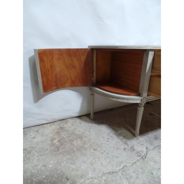 Swedish Gustavian Style 4 Drawer 2 Door Sideboard For Sale - Image 10 of 12