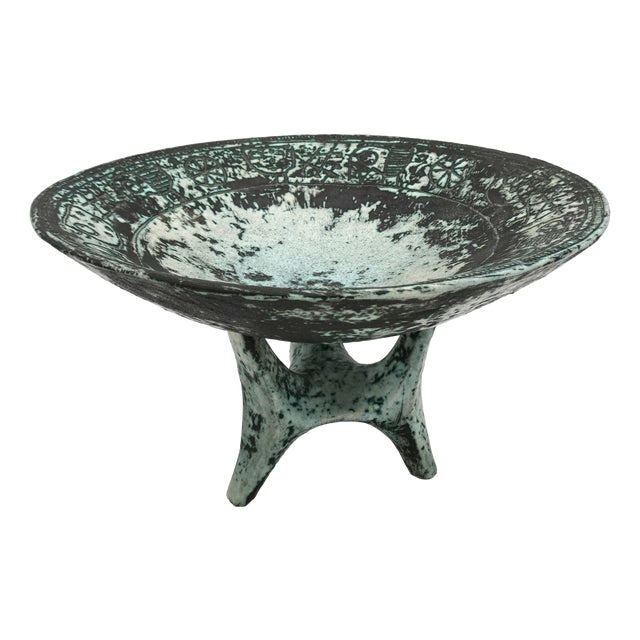 Vintage French Ceramic Bowl by Jacques Blin, 1950s For Sale