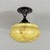 This elegant Art Deco flush mount was designed and manufactured in Germany in the 1920s to 1930s during the Bauhaus...