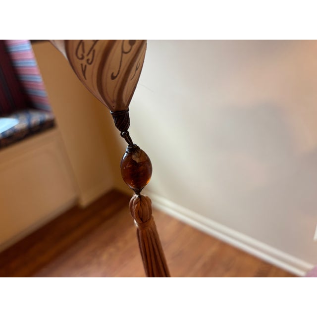 1990s Fortuny Cesendello Silk Floor Lamp For Sale - Image 12 of 12