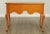 Banks Coldstone by Sarreid Tiger Maple Queen Anne Style Console Table For Sale In Philadelphia - Image 6 of 13