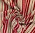 2000 - 2009 Vintage Kravet Cranberry Striped Chenille Upholstery Fabric- 4 Yards For Sale - Image 5 of 7