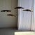 Large Flat Wavy Leaf-Shaped Teak Pendant Light with Floral Design For Sale - Image 12 of 12
