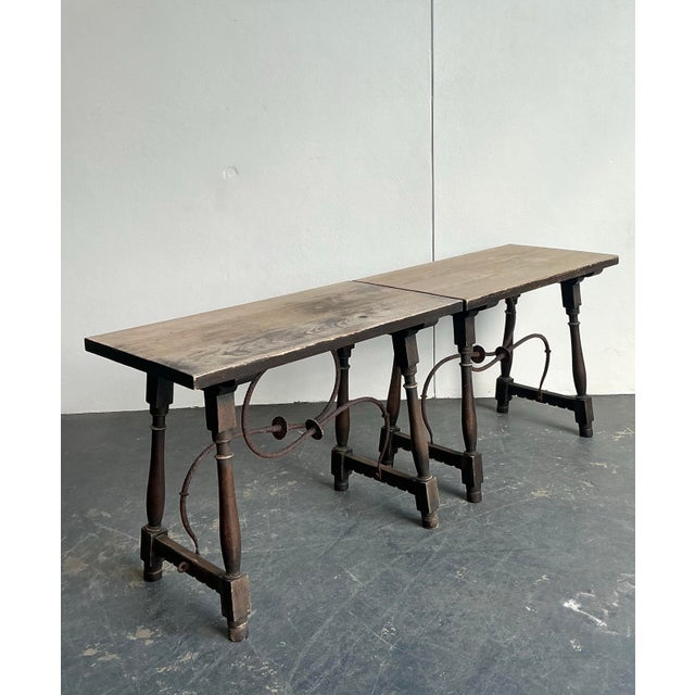 19th Century Vintage 19th Century Side Tables - A Pair For Sale - Image 5 of 12