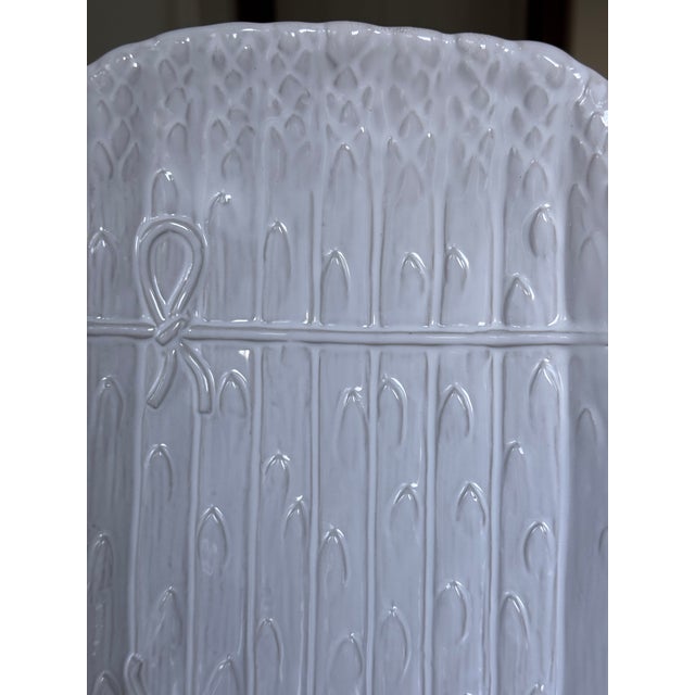 Estate J F Olfaire Asparagus Plate - Made in Portugal For Sale In Seattle - Image 6 of 11