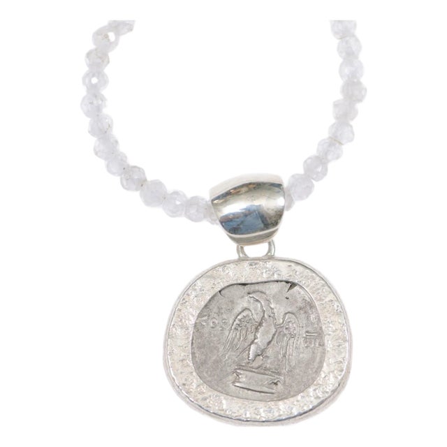 15th Century Roman Eagle Pendant W/ Silver Trim & Bail (Pendant Only) For Sale