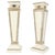 Mid 20th Century Pair of Tessellated Marble Tapered Square Obelisk Shape Pedestals Stands MINT! For Sale - Image 5 of 12