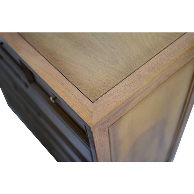 Mid Century Highboy Dresser by American of Martinsville For Sale - Image 10 of 12