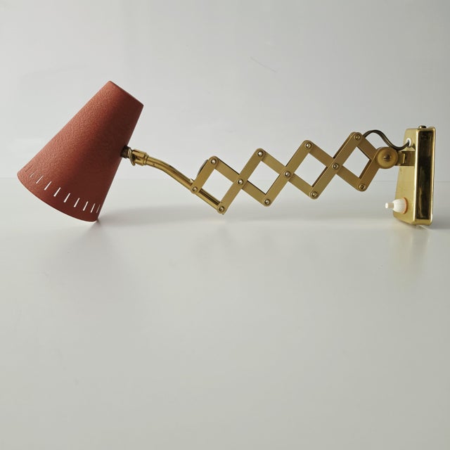Vintage Diabolo Scissor Lamp by Karl Lang for Sis-Licht, Germany, 1950s For Sale - Image 12 of 18