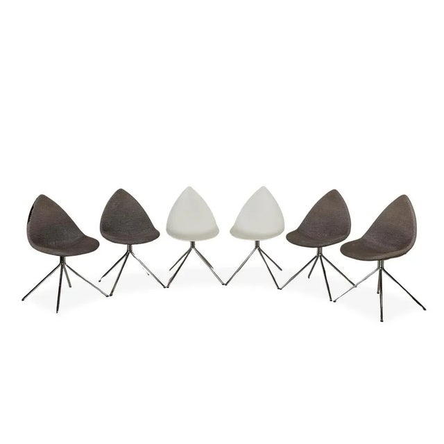 Ottawa Chairs in Grey and White Fabric from BoConcept, Set of 6 For Sale - Image 14 of 14