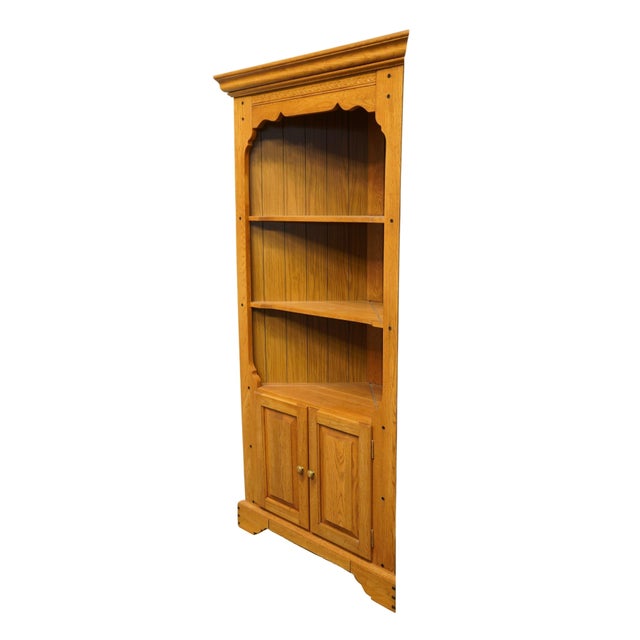 Kincaid Furniture Oak Country French Corner Bookcase 57080