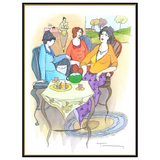Message us to inquire about custom framing options! (Included for free with every purchase) The artwork here, "Trio of...