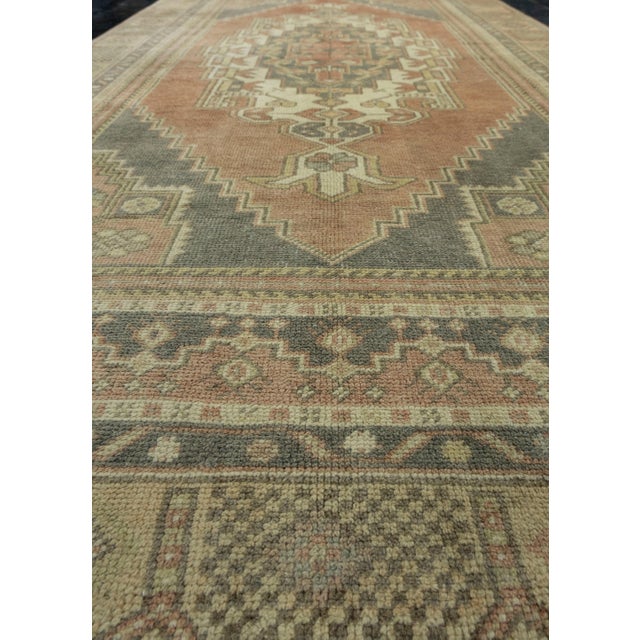 Early 21st Century Turkish Vintage Rug 4'4" x 8' #17801 For Sale - Image 5 of 8