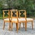 Charles Joseph Biederman Vintage Boho Swedish Biedermeier Dining Chairs- Set of 4 For Sale - Image 4 of 12