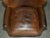 2000 - 2009 Handmade Cigar Brown Leather Club Chair For Sale - Image 5 of 16