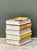 Vintage Italian Glazed Ceramic Books Low Stool For Sale - Image 13 of 18