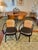 A Pair of Rare Vintage Black and Tan Bentwood Thonet Chairs by Josef Hoffman for Ligna, Circa 1970s For Sale - Image 11 of 12