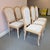 French Vintage Regency Serge Roche Style Faux Bois Dining Chairs - Set of 6 For Sale - Image 3 of 10