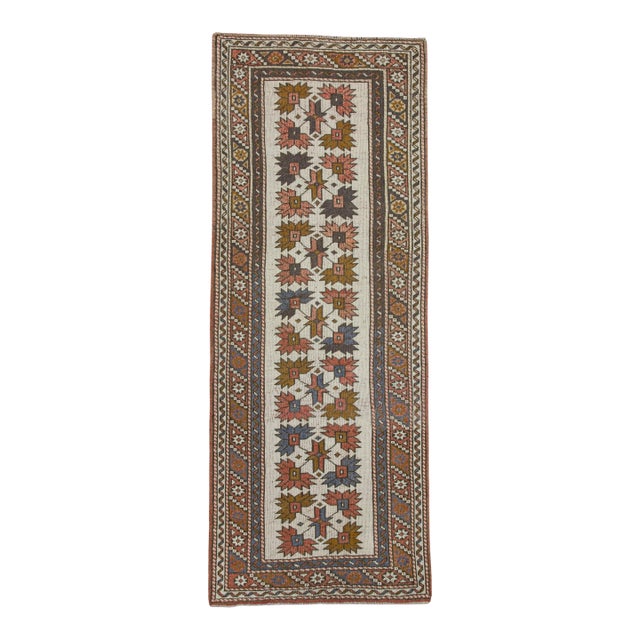 Turkish Vintage Rug 3' x 7'10" #20682 For Sale