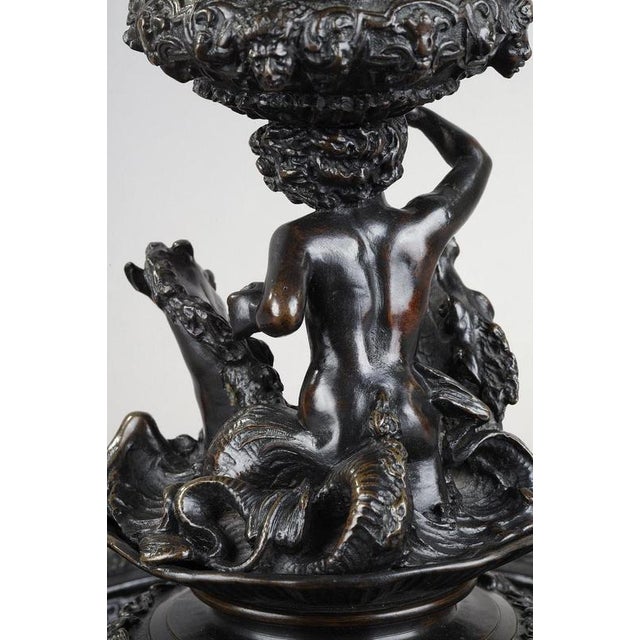 Renaissance Bronze Bowl by Antonio Pandiani Milan, 1870 For Sale - Image 4 of 15