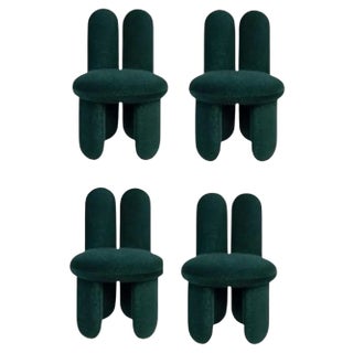 Gentle 973 Glazy Chairs by Royal Stranger, Set of 4 For Sale