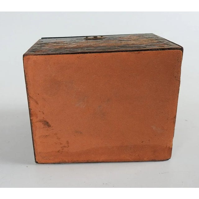 Antique Pastoral Scene Tea Caddy Box For Sale - Image 12 of 13