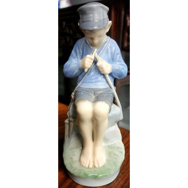 Royal Copenhagen Danish Hand-Painted Fine Porcelain Figurine For Sale - Image 13 of 13