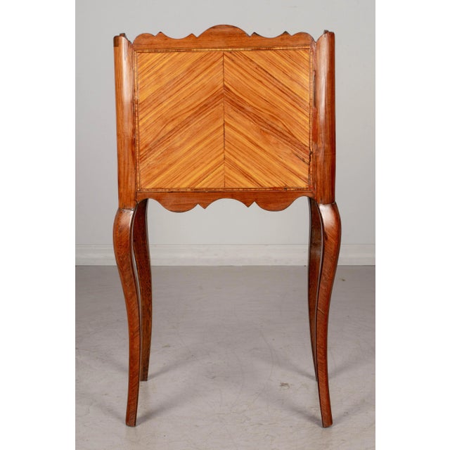 19th Century 19th Century Louis XV Style Marquetry Side Table For Sale - Image 5 of 11