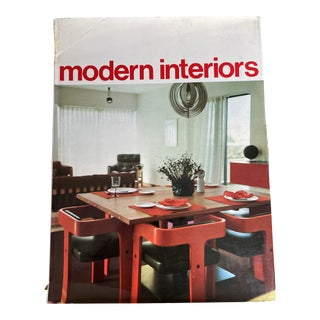 Modern Interiors Book by Franco Magnani 1969 For Sale