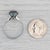Metal New Galatea Cultured Black Pearl Diamond Ring 14k White Gold Size 6.25 For Sale - Image 7 of 8