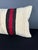 Turkish Hemp Pillow Cushion Natural Beige Red Pillow Cushion Cover 16" x 24" For Sale - Image 4 of 4